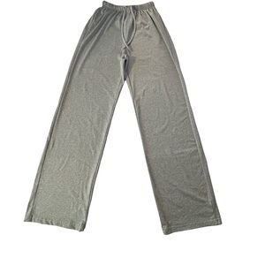 Elegant Women's Wide Leg Silver Pants